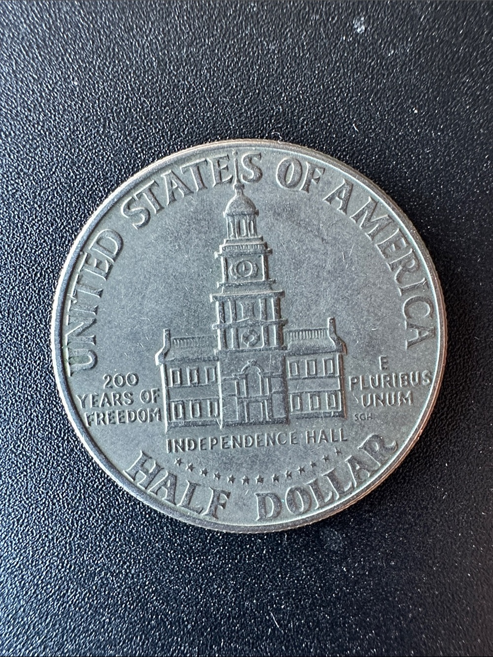 Rare 1776-1976 D American Bi-Centennial Kennedy Half Dollar Coin - Uncirculated!
